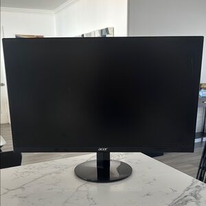 Acer Black Office Monitor with Sleek Design